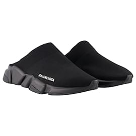 Balenciaga-Speed Mule Sneakers - Balenciaga -  Black-Black