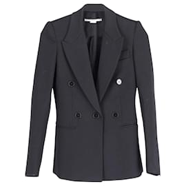 Stella Mc Cartney-Stella McCartney Classic Tailored Blazer in Black Wool-Black