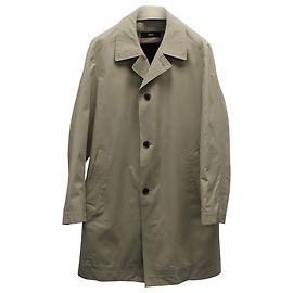 Hugo Boss Chubasquero Boss de Algodón Beige Castaño Beige