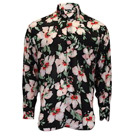 Tom Ford-Tom Ford Painted Floral Shirt in Multicolor Lyocell-Other