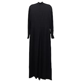 Ralph Lauren-Ralph Lauren Pussy Bow Jumpsuit in Black Polyester-Black