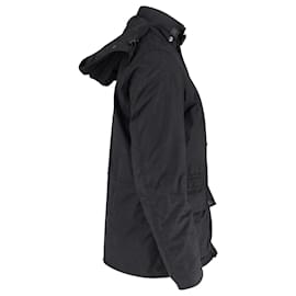 Barbour-Barbour Cumbrae Casual Jacket in Black Cotton-Black