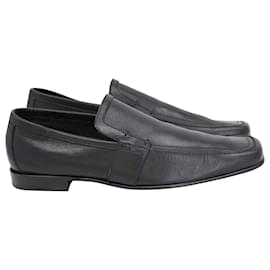 Salvatore Ferragamo-Salvatore Ferragamo Loafers in Black Leather-Black