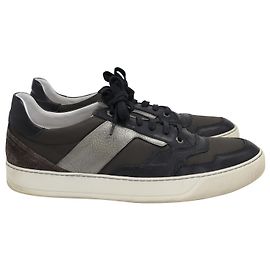Sneakers Stringate Lanvin in Pelle Multicolor Altro