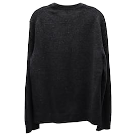 Vince-Vince Crewneck Sweater in Dark Gray Cashmere-Grey