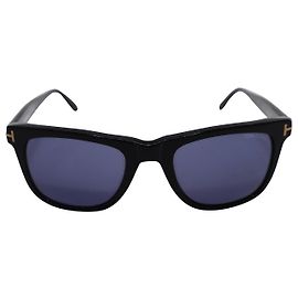Tom Ford Leo Sunglasses in Black Acetate Black