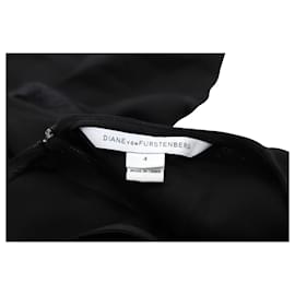 Diane Von Furstenberg-Diane Von Furstenberg Zarita, figurbetontes Kleid mit Spitze aus schwarzem Acetat-Schwarz
