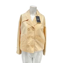 Fendi-FENDI  Jackets T.fr 38 cotton-Beige