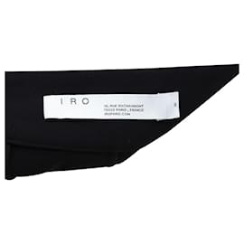 Iro-Jupe effet portefeuille Iro Rama en polyester noir-Noir