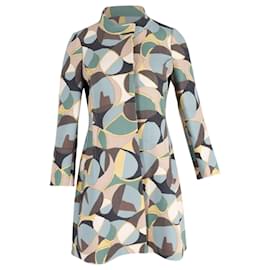 Marni-Marni Patterned Coat in Multicolor Wool-Other