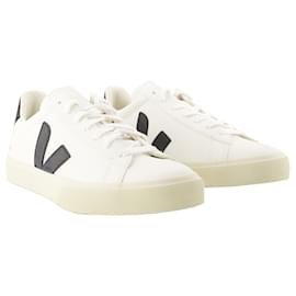 Veja-Campo Sneakers - Veja - White/Black - Leather-White