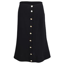 Geknöpfter Midirock Altuzarra aus schwarzem Polyester Schwarz