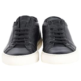 Autre Marque-Common Projects Achilles Low Top Sneakers in Black Leather -Black