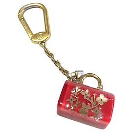 Louis Vuitton Bijoux de sac chaîne et porte clés Rosso