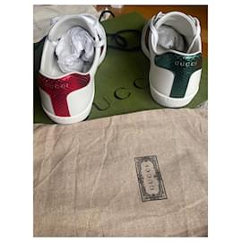 Gucci-Gucci Ace bee sneakers-White