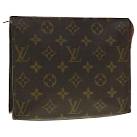 Louis Vuitton-Louis Vuitton Monogram Poche Toilette 19 Pouch Vintage M47544 LV Auth ti1028-Monogram