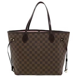 Louis Vuitton-LOUIS VUITTON Damier Ebene Neverfull MM Tote Bag N51105 LV Auth 40600-Andere