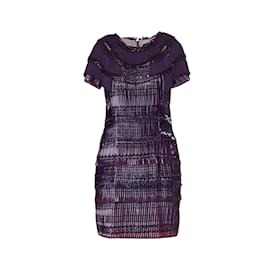 Gucci-Gucci Plexiglass Bead Dress-Purple