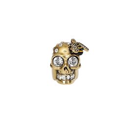 Anello Teschio Alexander Mcqueen D'oro