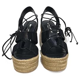 Saint Laurent-SAINT LAURENT  Sandals T.EU 37 Suede-Black