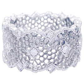 Anillo de buccellati, "Tul", ORO BLANCO, diamantes. Otro