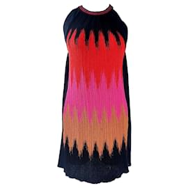 M Missoni-Vestidos-Negro,Multicolor