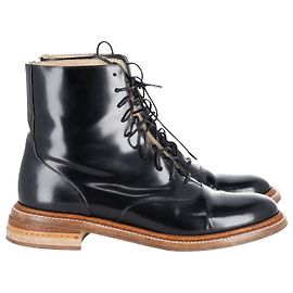 Gabriela Hearst Bottines à Lacets Ruben en Cuir Noir Noir