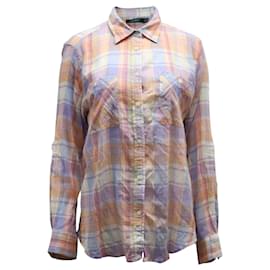 Autre Marque-Camisa xadrez Lauren Ralph Lauren em algodão multicolorido-Multicor