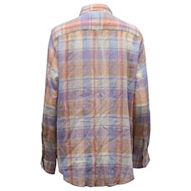 Autre Marque-Lauren Ralph Lauren Chemise à carreaux en coton multicolore-Multicolore
