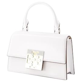 Tory Burch-Trend Spazzolato Mini Bag - Tory Burch - Leather - White-White