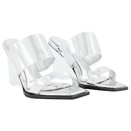 Alexander Mcqueen-Sandales - Alexander Mcqueen - Argent - Cuir-Métallisé