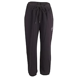 Stella Mc Cartney-Stella Mccartney x Adidas Track Pants in Black Cotton jersey-Black
