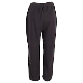 Stella Mc Cartney-Pantalon de survêtement Stella Mccartney x Adidas en jersey de coton noir-Noir