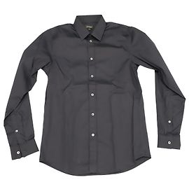 Jil Sander Langarm-Button-Down-Hemd aus marineblauer Baumwolle Blau Marineblau