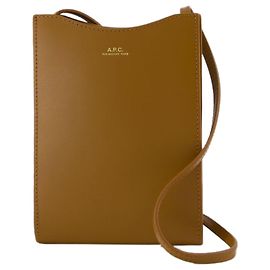 Apc Bolsa de Pescoço Jamie - A.P.C - Couro - Marrom Marrom