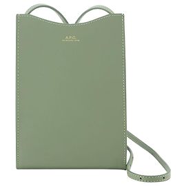 Apc Bolsa de Pescoço Jamie - A.P.C - Couro - Verde Verde