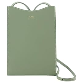Apc-Jamie Neck Pouch - A.P.C - Leather - Green-Green