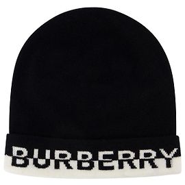 Cappello Berretto - Burberry - Cachemire - Nero Nero