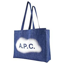 Apc-Diane Einkaufstasche - A.P.C – Baumwolle – Blau-Blau