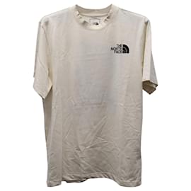 The North Face-The North Face Graphic Back Print T-Shirt in Beige Cotton-Beige