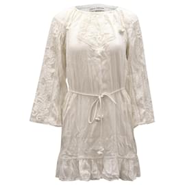 Ulla Johnson-Ulla Johnson Lace Dress in Cream Cotton-White,Cream