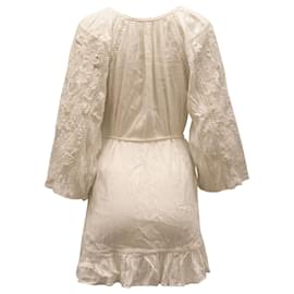 Ulla Johnson-Ulla Johnson Lace Dress in Cream Cotton-White,Cream