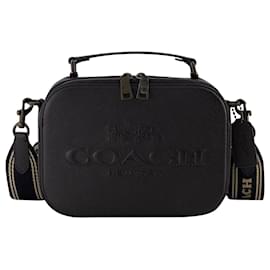 Coach-Top Handle Crossbody bag - Coach - Leather - Black-Black