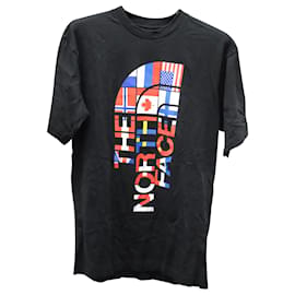 The North Face-The North Face Jeux olympiques de Sotchi 2014 T-shirt en Coton Noir-Noir