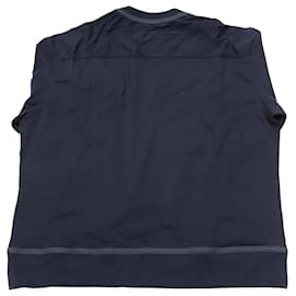 Undercover-Undercover Long Sleeve Sweatshirt in Navy Blue Cotton-Blue