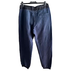 Maison Martin Margiela-Dark blue cotton fleece jog pants-Dark blue
