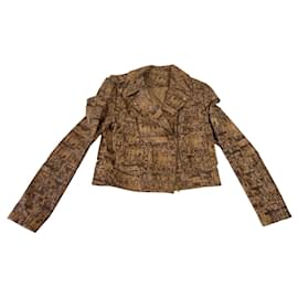 Diane Von Furstenberg-Leather jacket-Multiple colors,Light brown