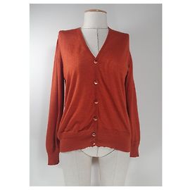 Etro Strickjacke Orange aus Kaschmir und Seide Orange
