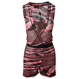 Missoni-Missoni Mare Plymouth Playsuit in Multicolor Viscose-Other,Python print