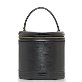 Louis Vuitton-Louis Vuitton Epi Cannes Leather Handbag M48032-Black